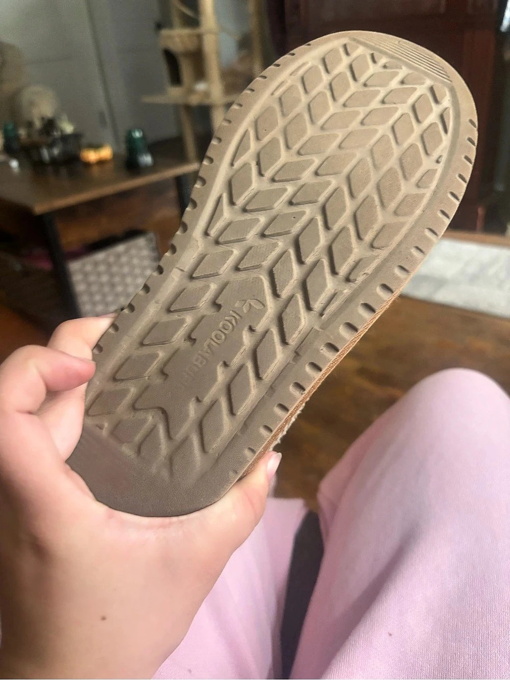Koolaburra by UGG Burree Platform Slipper Brown & Beige and I have the box but I